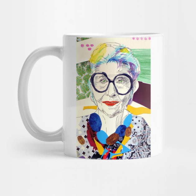 Iris Apfel fanart by VenyGret